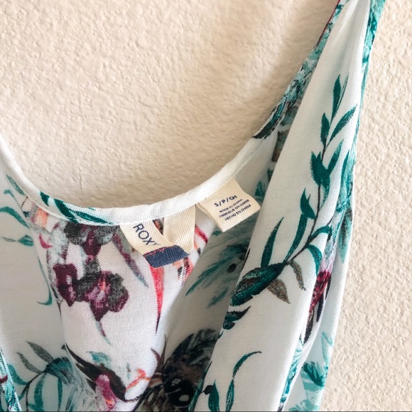 Roxy Sleeveless Wrap Tropical Dress - Picture 4 of 4